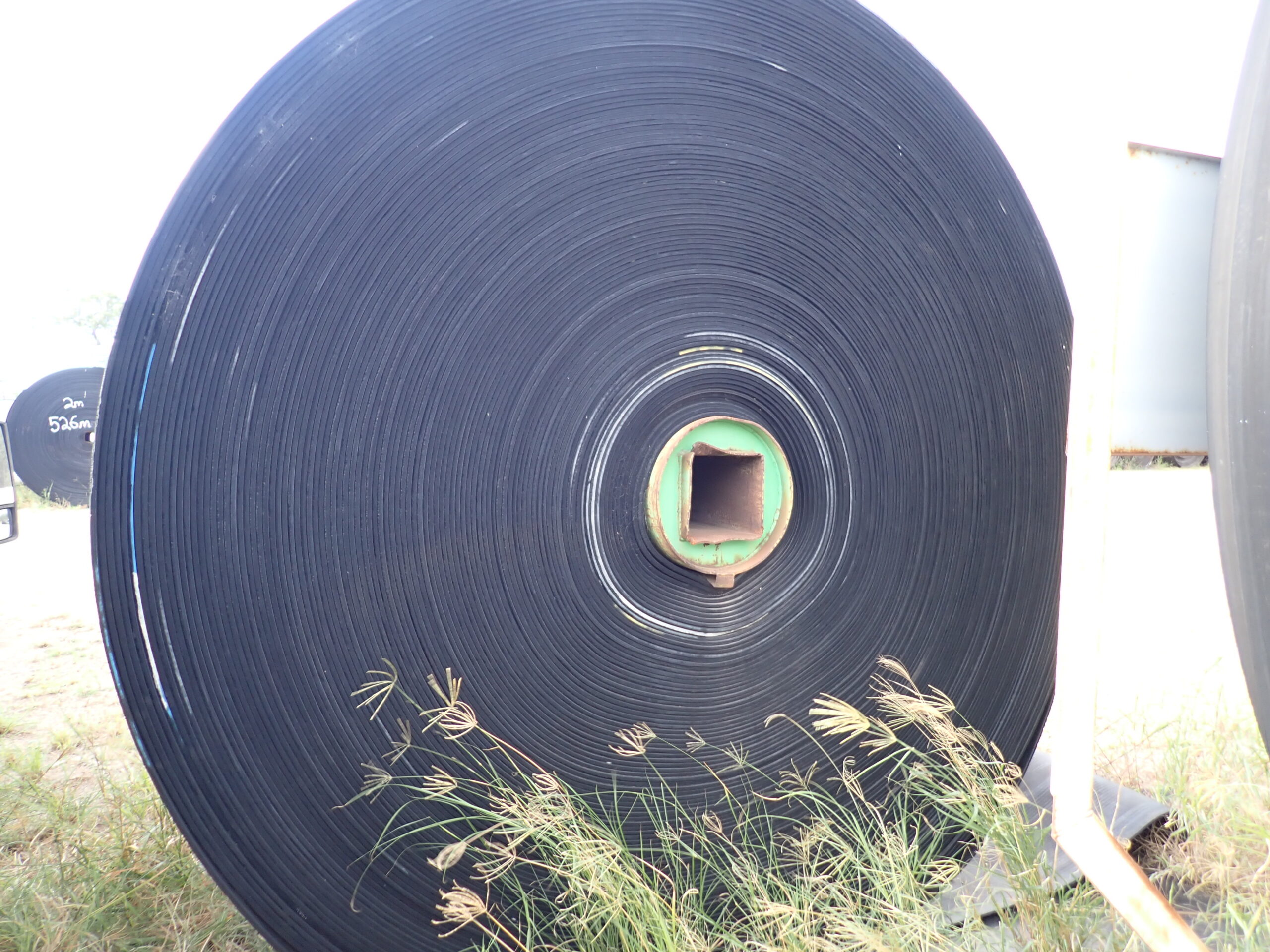 Rubber conveyor belting