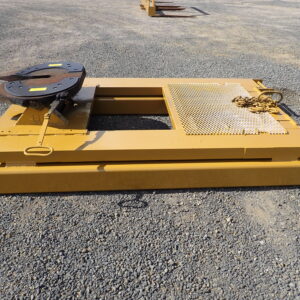 Forklift semi trailer moving attachment
